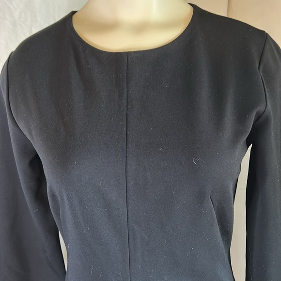 EVERLANE THE FORM MINI DRESS BACK ZIP CLOSURE BODY HUGGING FOT SIZE 0 - Picture 2 of 16